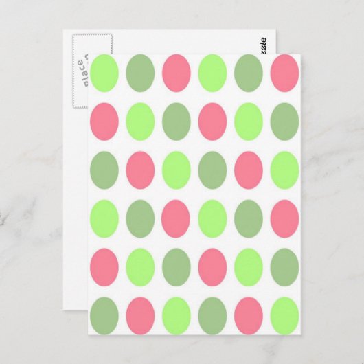 POKA DOT POSTKARTE (Vorne/Hinten)