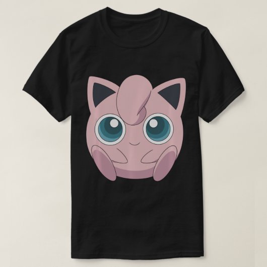 Pokémon Jigglypuff Niedlich Big Face Long Sleeve T-Shirt (Design vorne)