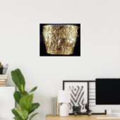 Pokal, auf der ein Hausstier abgebildet ist Poster (Heimbüro)