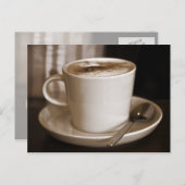 Pokal der Kaffeekarte Postkarte (Vorne/Hinten)