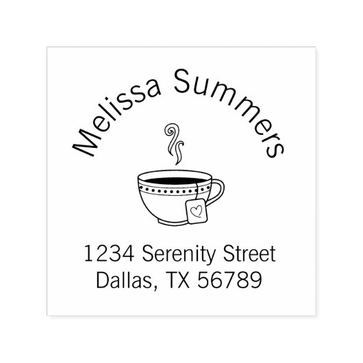 Pokal der Teeblatte Permastempel (Design)