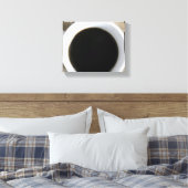 Pokal des Schwarzen Kaffees in einer weißen Tasse  Leinwanddruck (Insitu (Schlafzimmer))