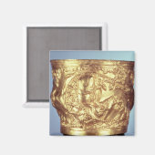 Pokal im Grab von Vaphio Magnet (Vorderseite/Rückseite)