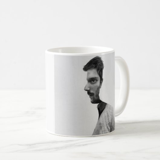 Pokal mit zweiseitigen Männern Kaffeetasse (VorderseiteRechts)