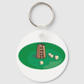 Pokal- und Würfelspiel Schlüsselanhänger (Vorderseite)