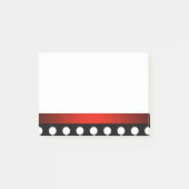 Poke A dot Red Border Post-it® Notes Post-it Klebezettel (Vorderseite)