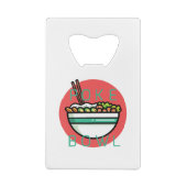 Poke Bowl Geldbeutel Flaschenöffner (Rückseite)