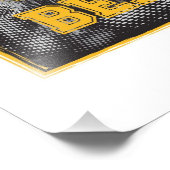 "Poke den Bären nicht!" Foto-Poster Fotodruck (Ecke)