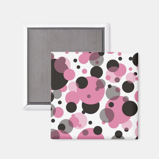 Poke-Dots-Muster Magnet (Vorderseite/Rückseite)