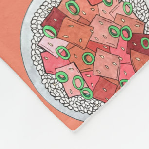 Poké Hawaiian Food Raw Fish Ahi Tuna Poke Bowl Fleecedecke