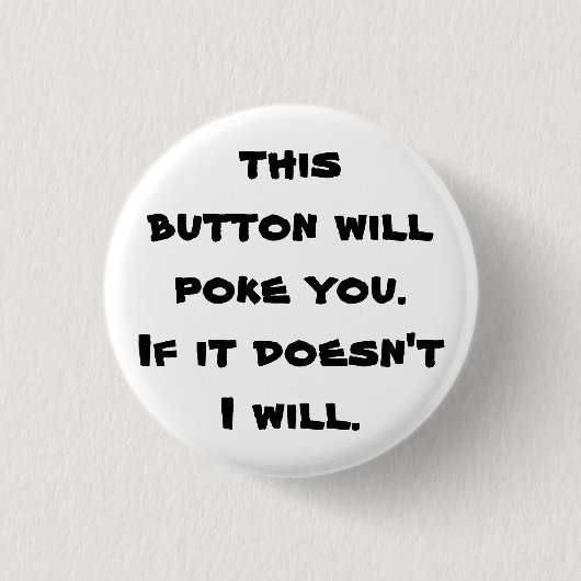 Poke-Knopf Button (Vorderseite)