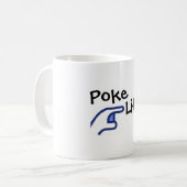 Poke-Leben-Kaffee-Tasse Kaffeetasse (Vorderseite Links)