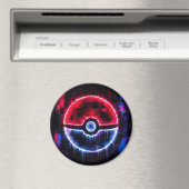 Pokéball-Kunst Magnet (In Situ (Geschirrspüler))