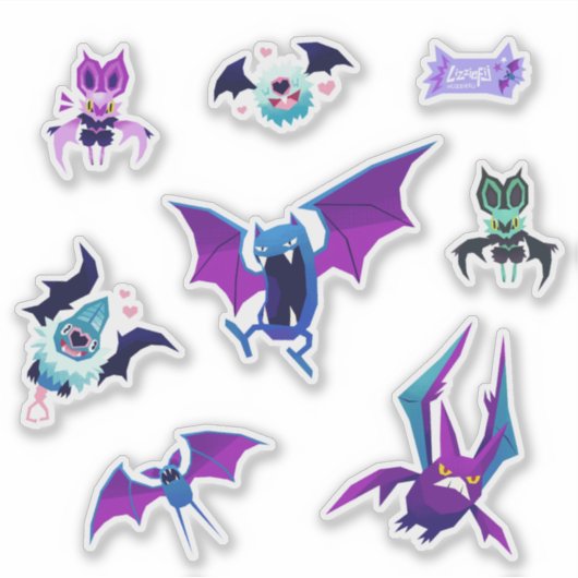 Pokebats stickers aufkleber (Vorderseite)
