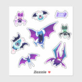 Pokebats stickers aufkleber (Blatt)