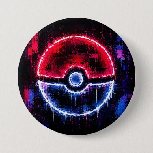 Pokémon-Ball Button (Vorderseite)