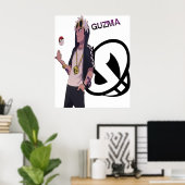 Pokémon Sun Moon Guzma Poster (Heimbüro)