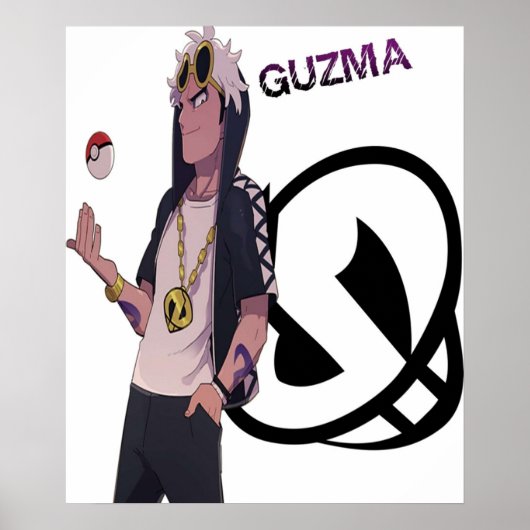 Pokémon Sun Moon Guzma Poster (Vorne)