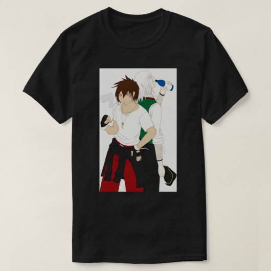 Pokemon Trainers - Micheal & Fredrick T-Shirt (Design vorne)