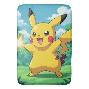 Pokémon und seine Treue Freunde Badematte