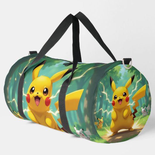 Pokémon und seine Treue Freunde Duffle Bag (Linke Ecke)