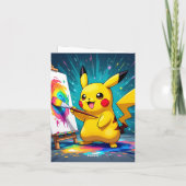 Pokémon und seine Treue Freunde Feiertagskarte (Rückseite)