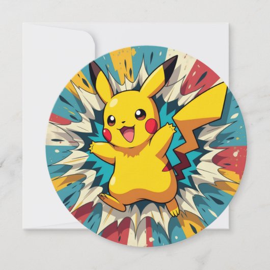 Pokémon und seine Treue Freunde Feiertagskarte (Vorderseite)