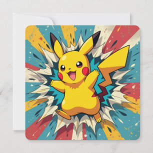 Pokémon und seine Treue Freunde Feiertagskarte