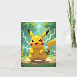 Pokémon und seine Treue Freunde Feiertagskarte