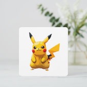 Pokémon und seine Treue Freunde Feiertagskarte (Stehend Vorderseite)