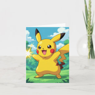 Pokémon und seine Treue Freunde Feiertagskarte