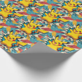 Pokémon und seine Treue Freunde Geschenkpapier (Ecke)