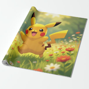 Pokémon und seine Treue Freunde Geschenkpapier