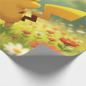 Pokémon und seine Treue Freunde Geschenkpapier (Ecke)