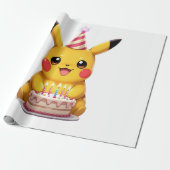 Pokémon und seine Treue Freunde Geschenkpapier (Ungerollt)
