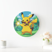 Pokémon und seine Treue Freunde Große Wanduhr (Zuhause)
