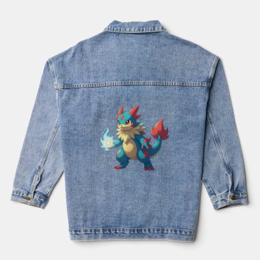 Pokémon und seine Treue Freunde Jeansjacke (Rückseite)
