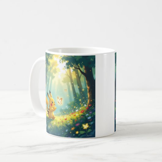 Pokémon und seine Treue Freunde Kaffeetasse (Vorderseite Links)