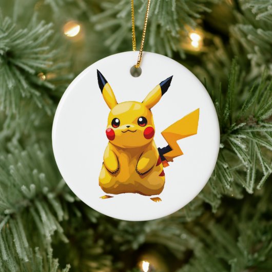Pokémon und seine Treue Freunde Keramik Ornament (Baum)