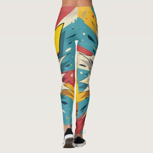 Pokémon und seine Treue Freunde Leggings (Rückseite)