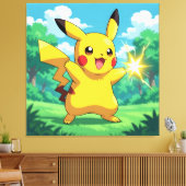 Pokémon und seine Treue Freunde Leinwanddruck (Insitu (Wohnzimmer))