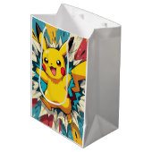 Pokémon und seine Treue Freunde Mittlere Geschenktüte (Vorderseite Schrägansicht)