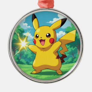 Pokémon und seine Treue Freunde Ornament Aus Metall