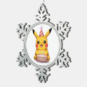 Pokémon und seine Treue Freunde Schneeflocken Zinn-Ornament (Rechts)