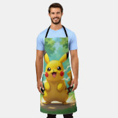 Pokémon und seine Treue Freunde Schürze (Getragen)