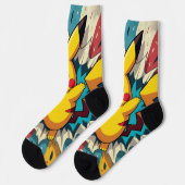 Pokémon und seine Treue Freunde Socken (Linkes Detail)