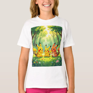Pokémon und seine Treue Freunde T-Shirt