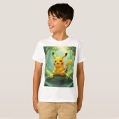 Pokémon und seine Treue Freunde T-Shirt (Vorne ganz)