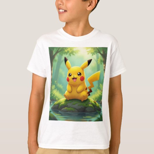 Pokémon und seine Treue Freunde T-Shirt (Vorderseite)
