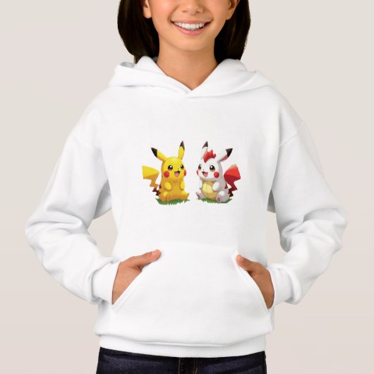 Pokémon und seine Treue Freunde T-Shirt Hoodie (Vorderseite)